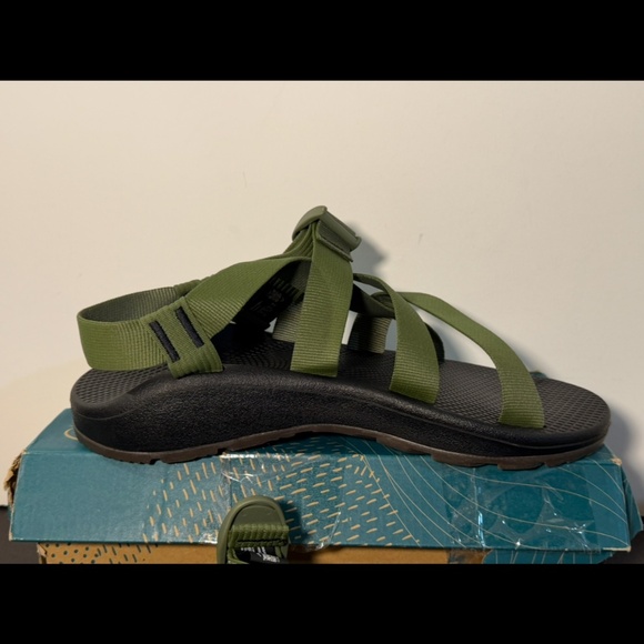 Chaco Banded Z/Cloud Adjustible Sandals Moss Lichen Green Mens 11M main image 6